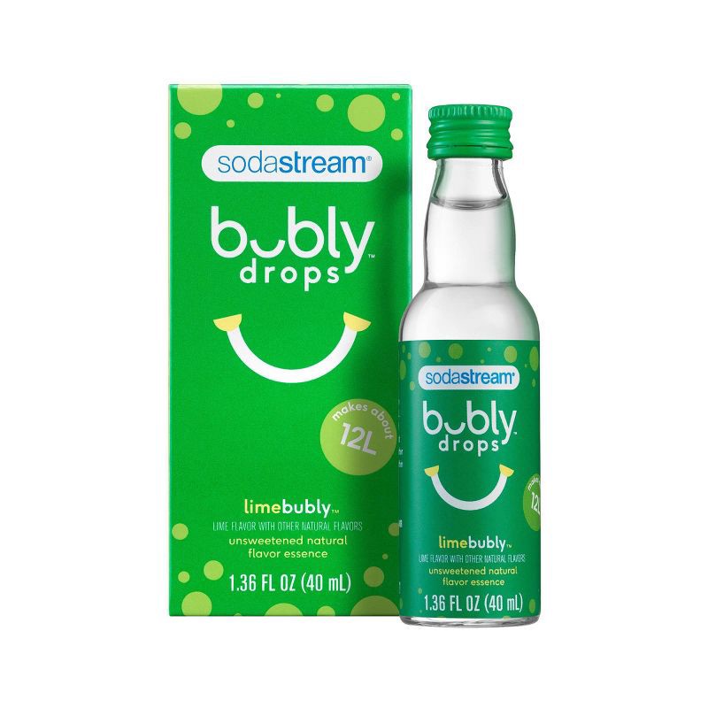 slide 1 of 4, SodaStream Bubly Lime Drops - 1.36 fl oz, 1.36 fl oz