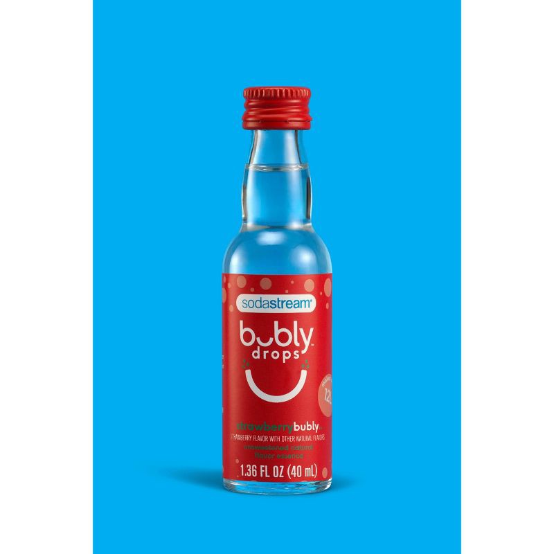 slide 2 of 3, SodaStream bubly Strawberry Drops - 1.36 fl oz, 1.36 fl oz