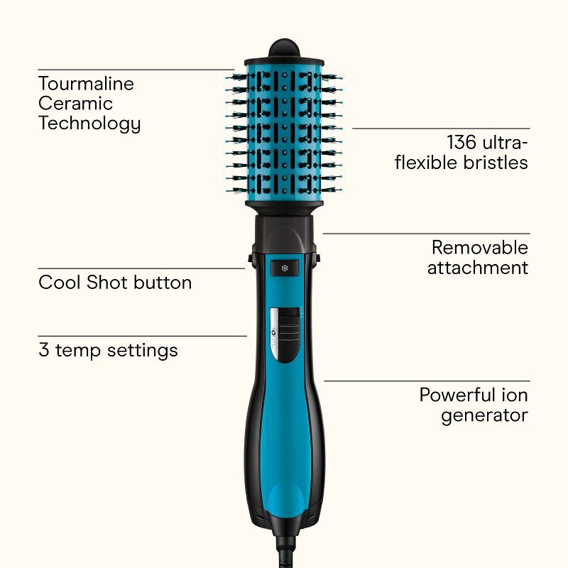 slide 2 of 8, INFINITI PRO CONAIR All-in-One Dryer Brush, 1 ct