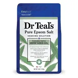 Dr Teal's Hemp Seed Oil Citrus & Bergamot Pure Epsom Bath Salt - 3lb