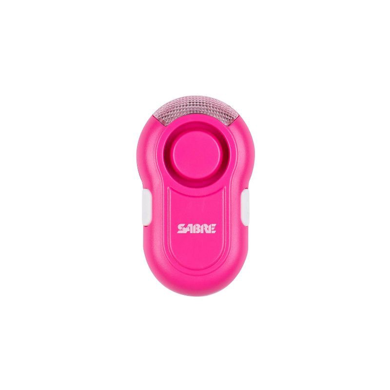 slide 2 of 12, Sabre Personal Alarm with LED Light - Pink, 1 ct