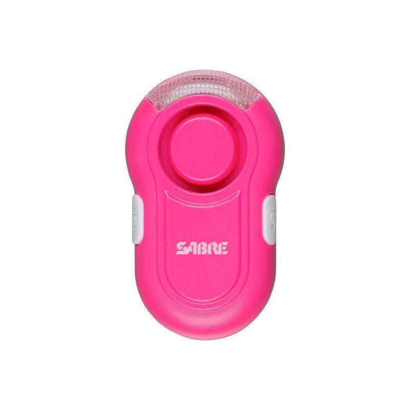 slide 1 of 13, Sabre Personal Alarm with LED Light - Pink, 1 ct