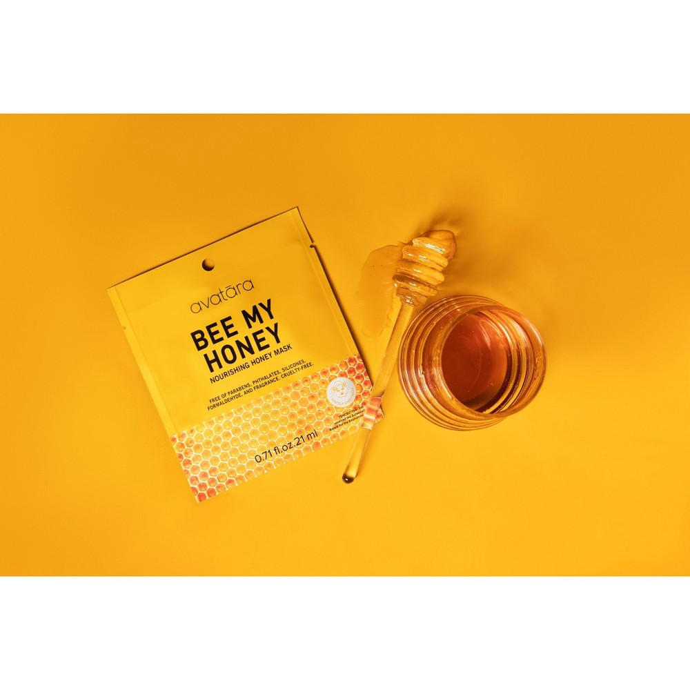 slide 4 of 5, Avatara Bee My Honey Nourishing Honey Mask - 0.71oz, 0.71 oz