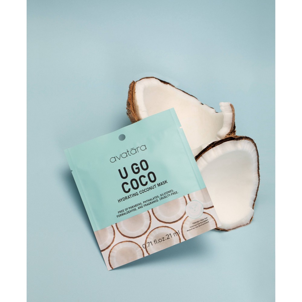slide 4 of 5, Avatara U Go Coco Coconut Hydrating Mask - 0.71oz, 0.71 oz