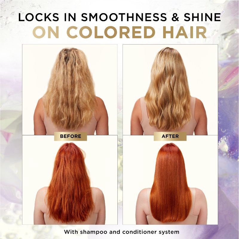 slide 4 of 9, Pantene Illuminating Sulfate Free Biotin Shampoo for Nourishing Color Safe, Nutrient Blends - 9.6 fl oz, 9.6 fl oz