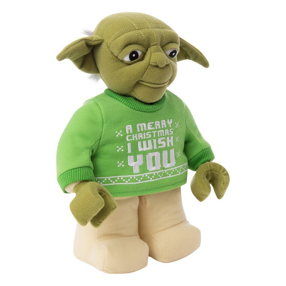 slide 5 of 5, LEGO Star Wars Yoda Holiday Plush, 1 ct