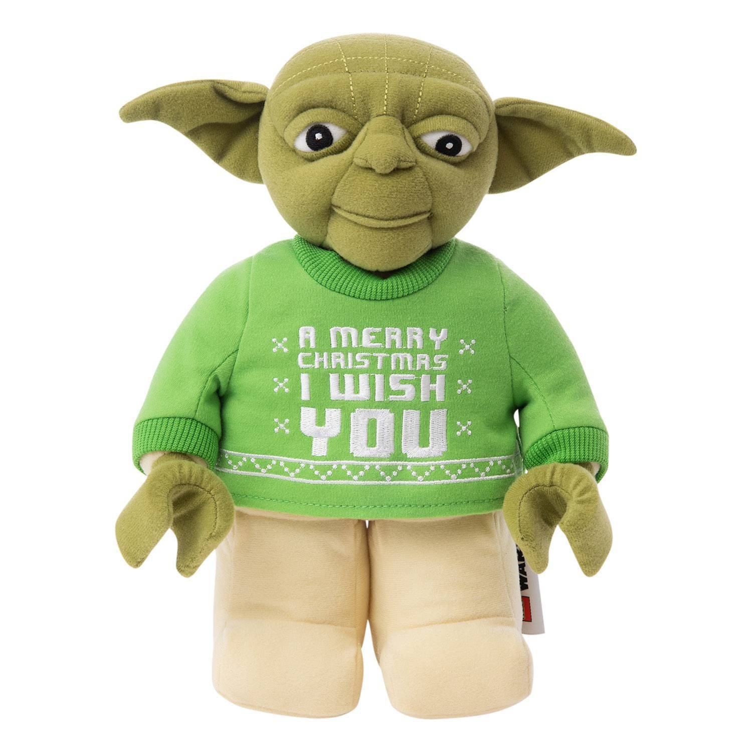 slide 1 of 5, LEGO Star Wars Yoda Holiday Plush, 1 ct