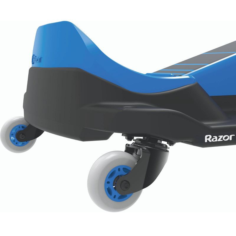 slide 6 of 9, Razor 12V Crazy Cart Shift Electric Drifting Go Kart - Blue/Black, 1 ct