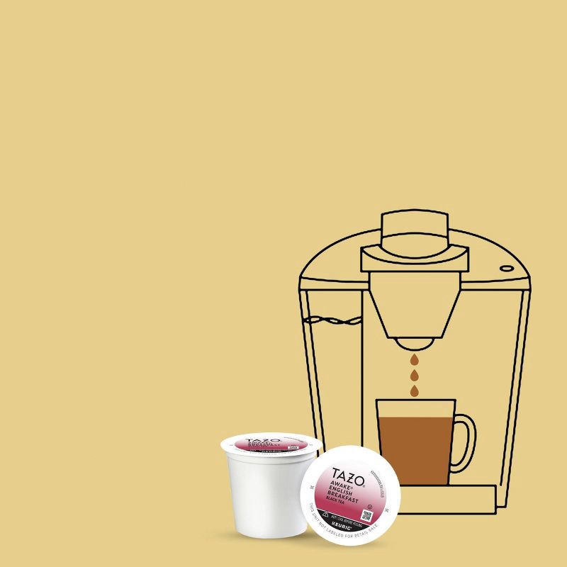 slide 6 of 7, TAZO Awake Black Tea Caffeinated Keurig K-Cup Pods - 22ct, 22 ct