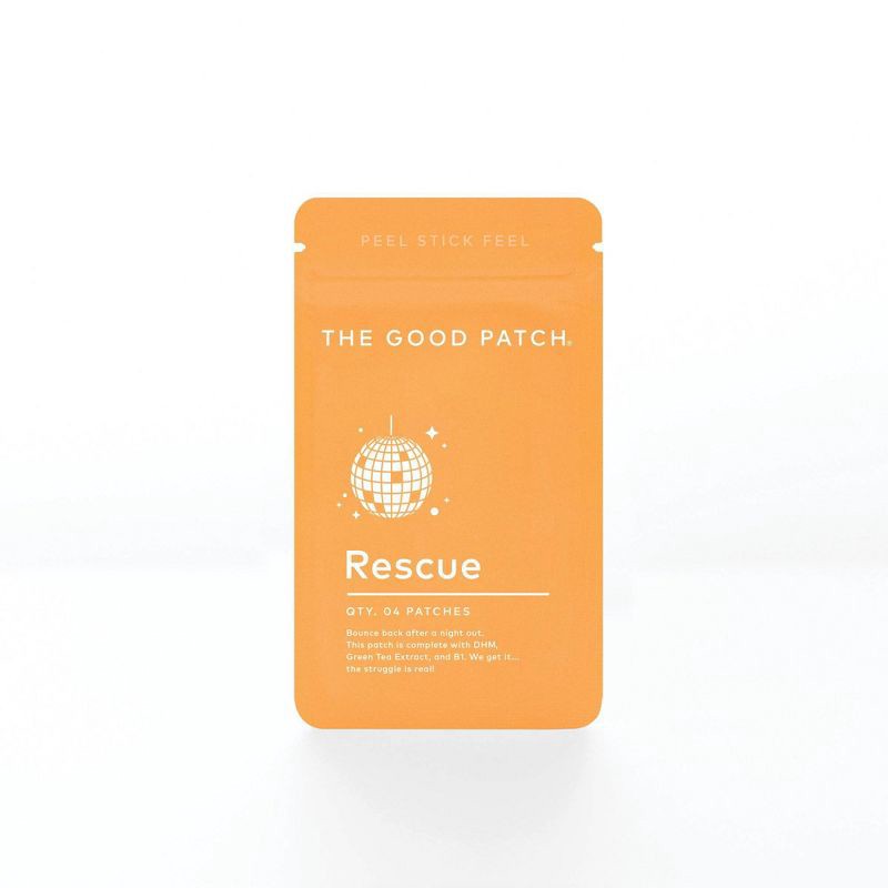 slide 1 of 6, The Good Patch Rescue Plant-Based Vegan Wellness Patch - 4ct, 4 ct