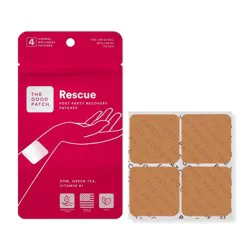 The Good Patch Rescue Hangover Support Patches - DHM + Vitamin B1 - 4ct