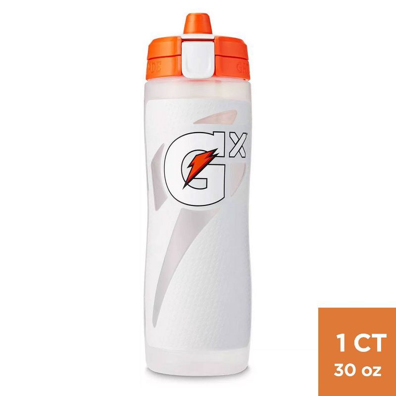 slide 1 of 3, Gatorade GX 30oz Plastic Water Bottle - White, 30 oz