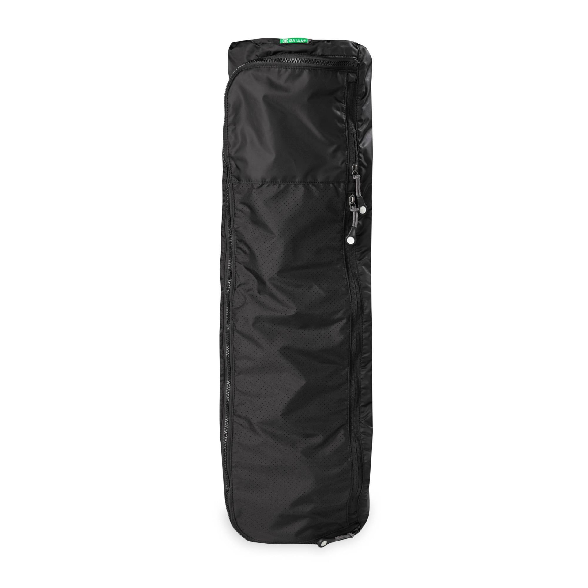slide 1 of 3, Gaiam Performance Exercise and Sports Equipment Yoga Mat Bag - Black, 1 ct