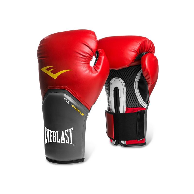 slide 1 of 6, Everlast Pro Style Elite Gloves 14oz - Red, 14 oz