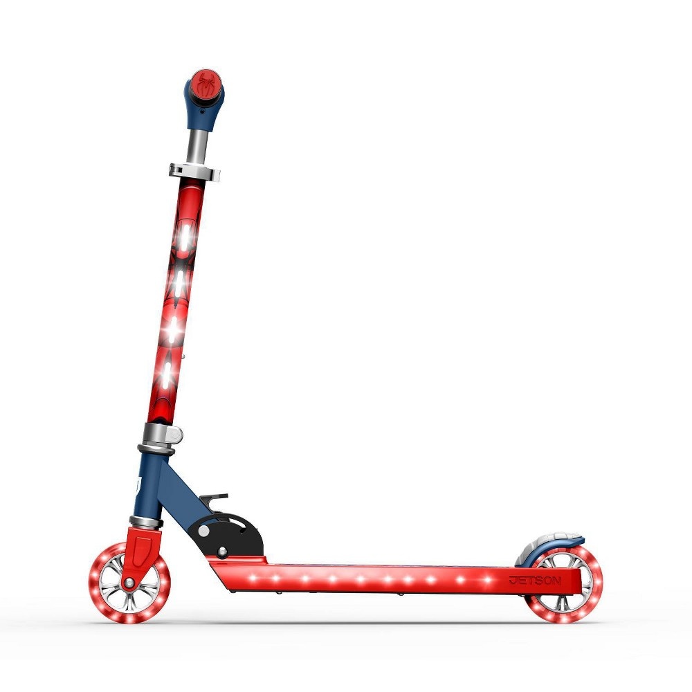 slide 2 of 9, Jetson Disney Spider-Man 2 Wheel Kids' Kick Scooter - Red, 1 ct