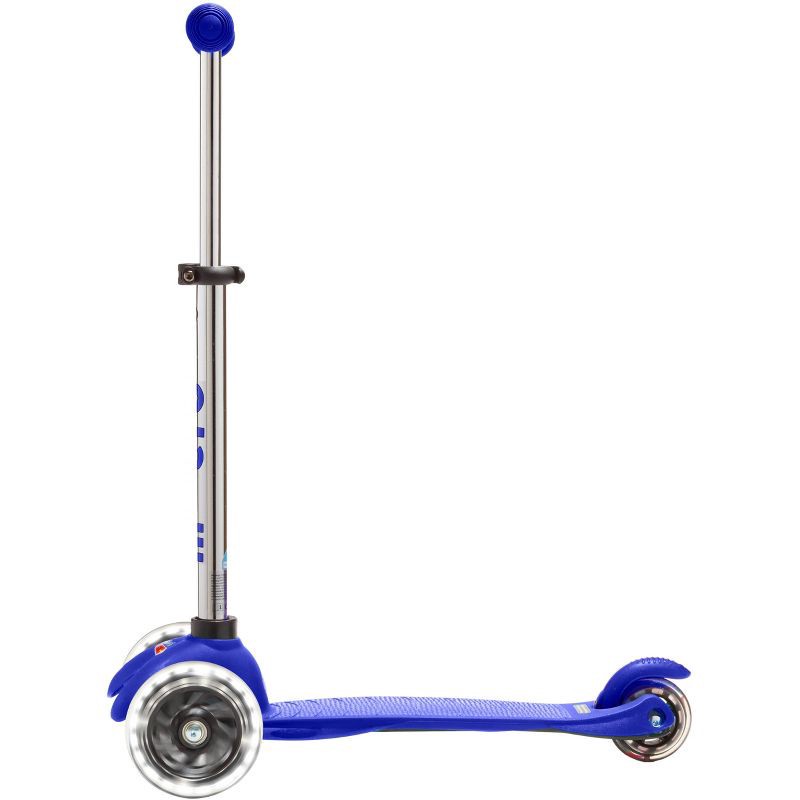 slide 2 of 4, Micro Kickboard Mini Plus Kick Kids' Scooter with LED Lights - Blue, 1 ct