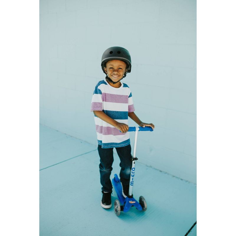 slide 4 of 4, Micro Kickboard Mini Plus Kick Kids' Scooter with LED Lights - Blue, 1 ct