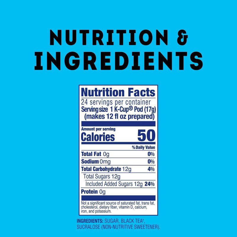 slide 4 of 6, Lipton Southern Sweet Iced Tea Caffeinated Keurig K-Cup Pods - 24ct, 24 ct