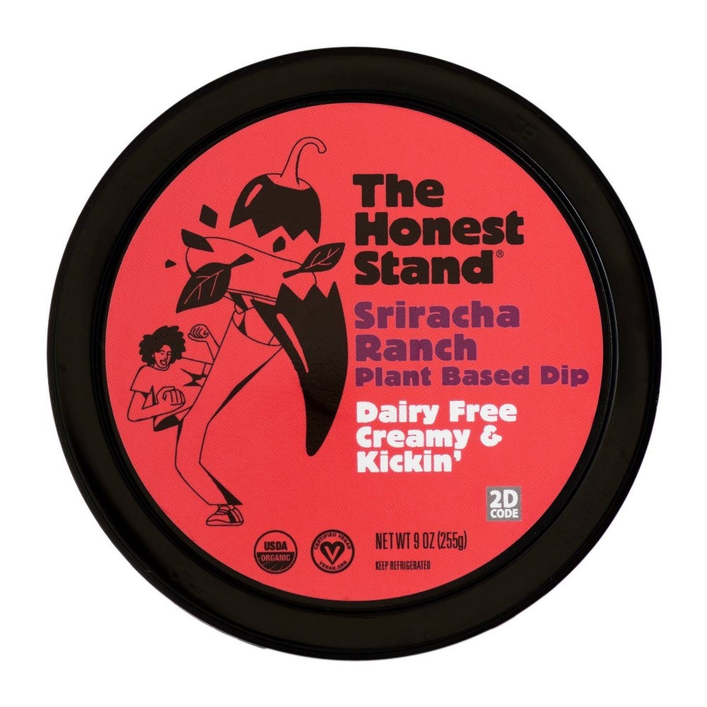 slide 2 of 8, The Honest Stand Sriracha Ranch Dip, 9 oz