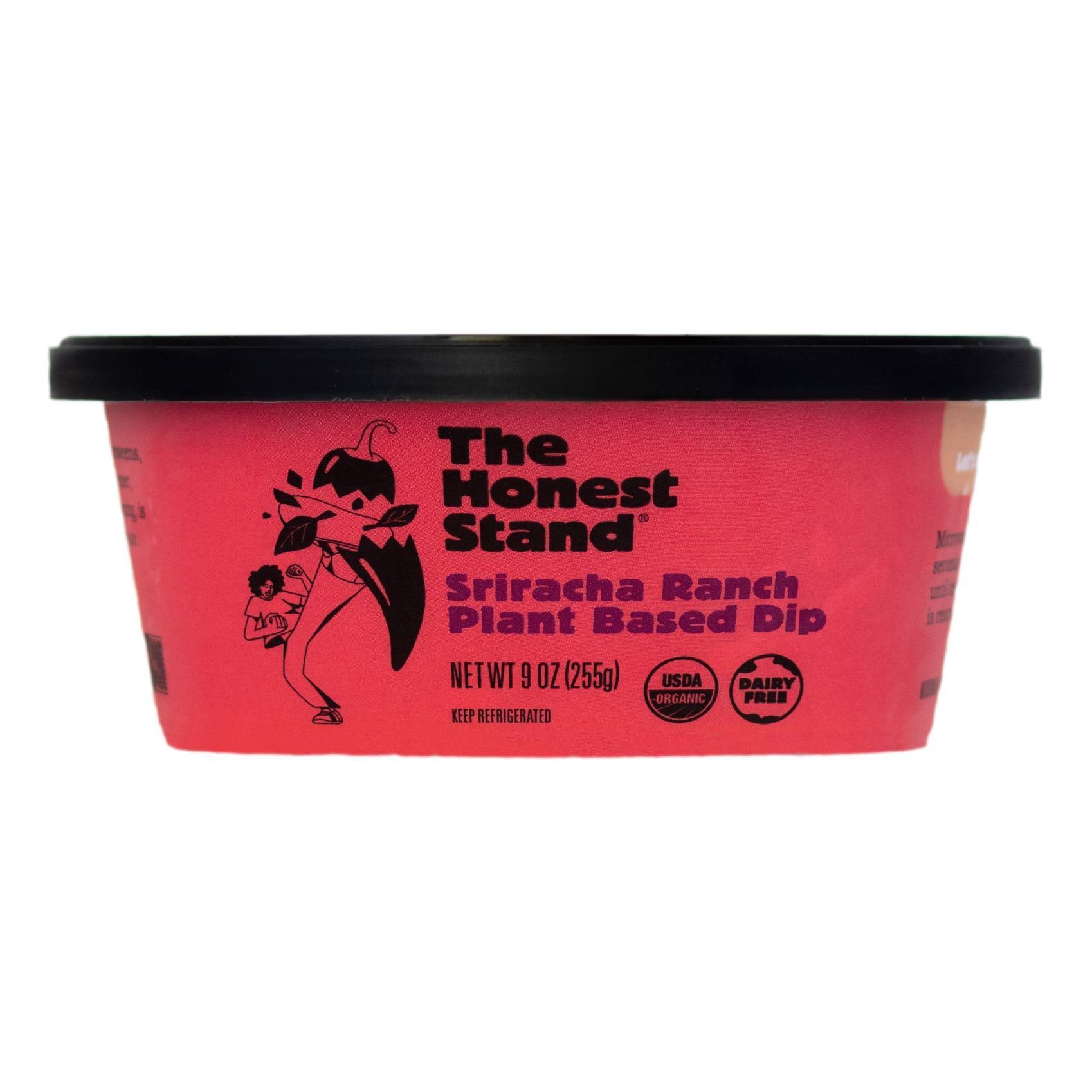 slide 1 of 8, The Honest Stand Sriracha Ranch Dip, 9 oz