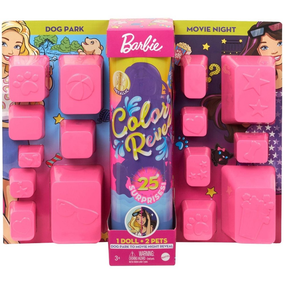 slide 6 of 6, Barbie Ultimate Color Reveal Dog Park to Movies Fashion Doll, 1 ct