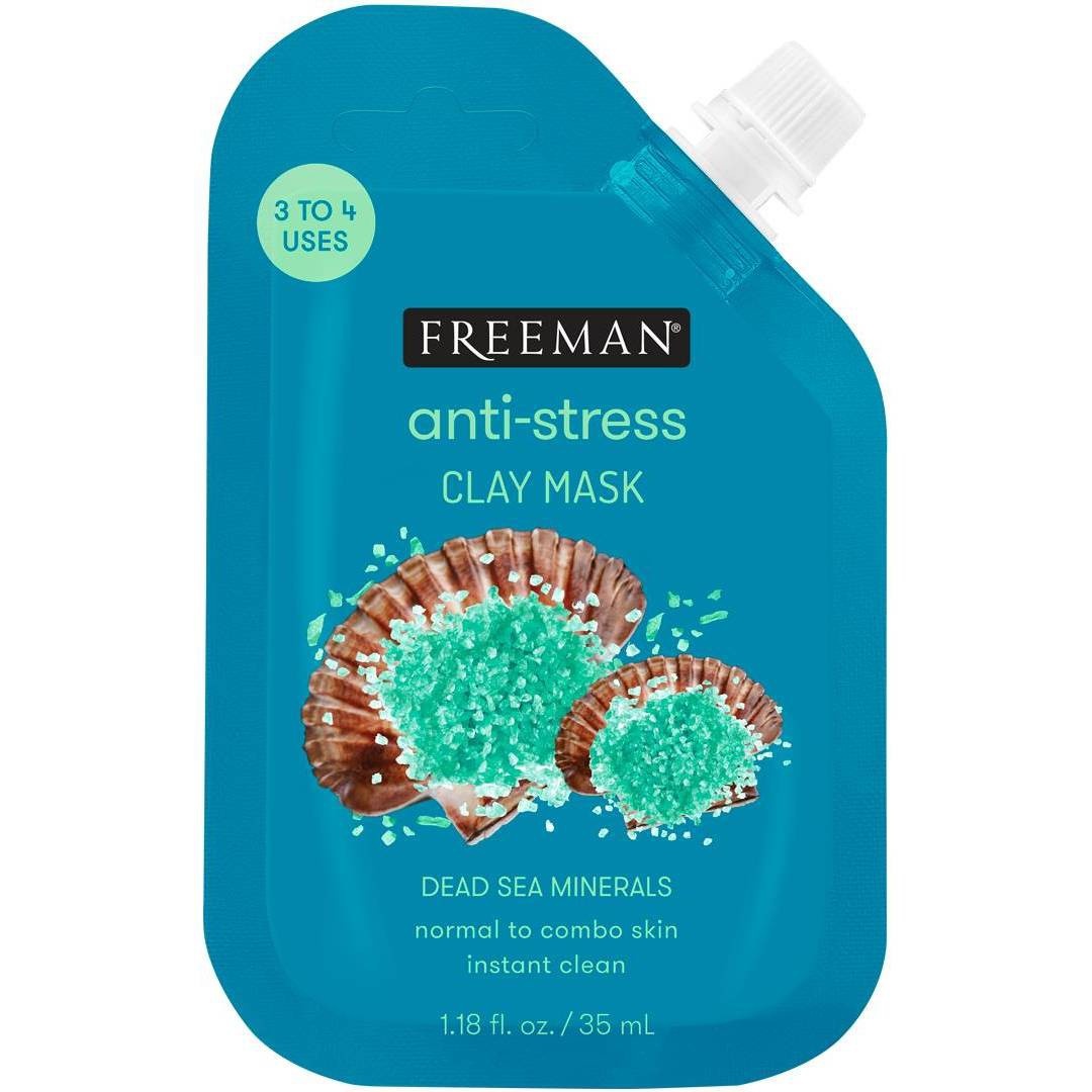 slide 1 of 5, Freeman Dead Sea Minerals Clay Mask, 1.18 fl oz