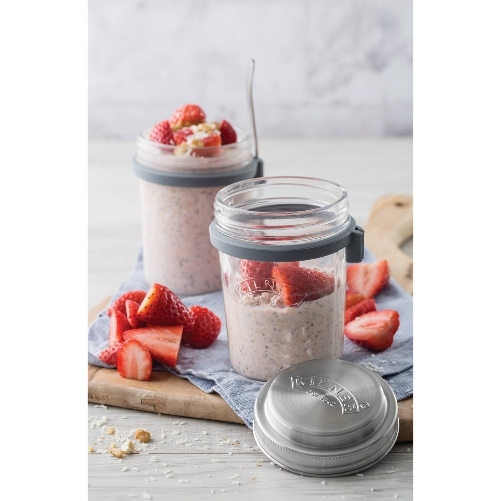 slide 7 of 9, Kilner Breakfast Jar Set, 1 ct