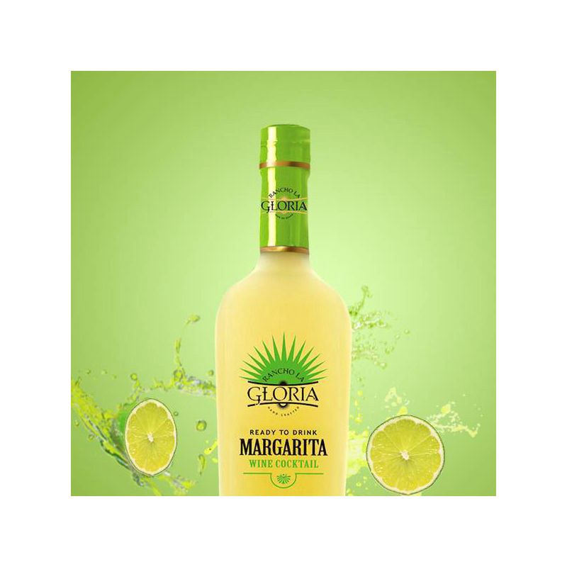 slide 2 of 8, Rancho La Gloria Margarita Wine Cocktail - 750ml Bottle, 750 ml