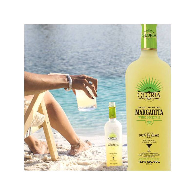 slide 3 of 8, Rancho La Gloria Margarita Wine Cocktail - 750ml Bottle, 750 ml