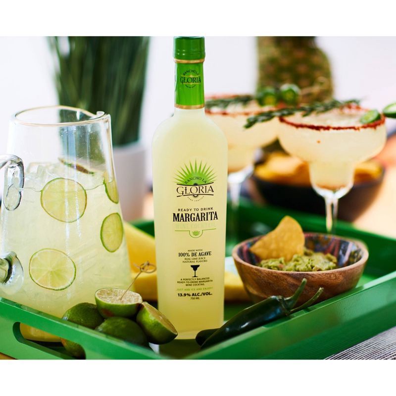slide 6 of 8, Rancho La Gloria Margarita Wine Cocktail - 750ml Bottle, 750 ml