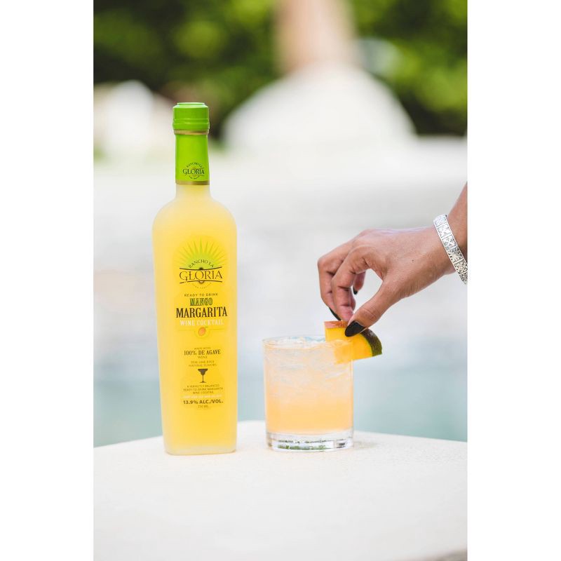 slide 2 of 4, Rancho La Gloria Mango Margarita Wine Cocktail - 750ml Bottle, 750 ml