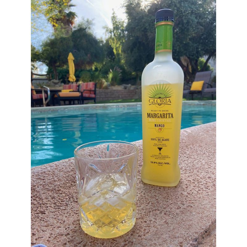 slide 4 of 4, Rancho La Gloria Mango Margarita Wine Cocktail - 750ml Bottle, 750 ml