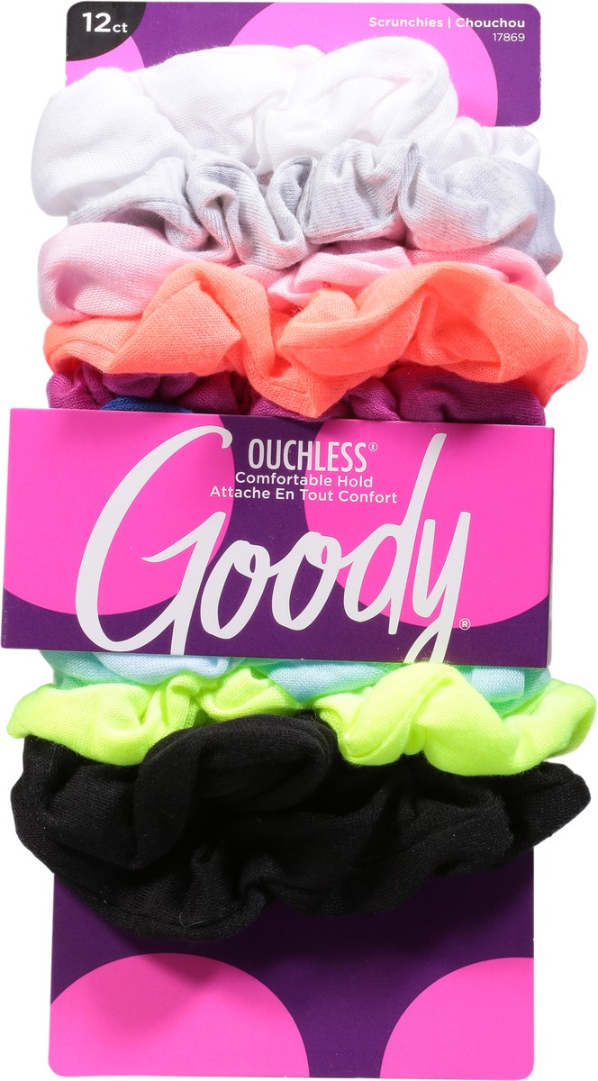 slide 8 of 9, Goody Scrunchie 12ct Lg Bright - 12 CT, 12 ct