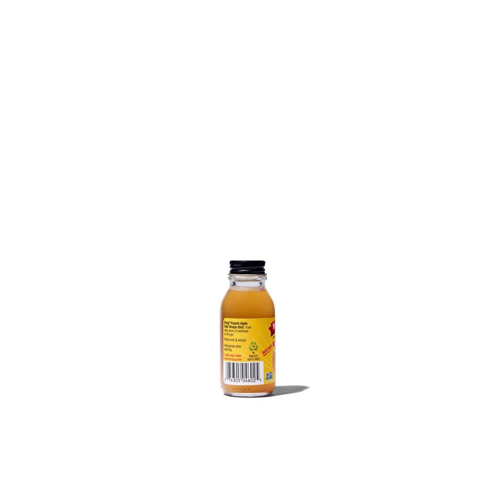 slide 3 of 3, Bragg Organic Honey Apple Cider Vinegar Probiotic Shot, 2 fl oz