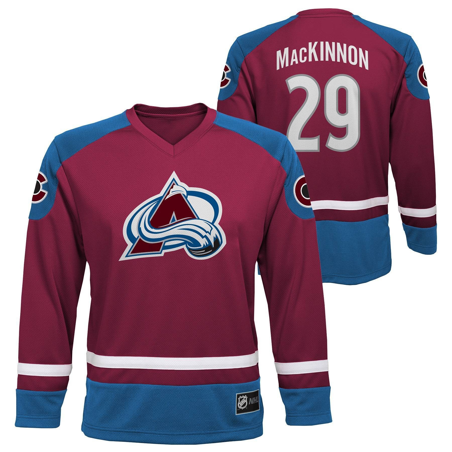 slide 1 of 3, NHL Colorado Avalanche Nathan MacKinnon Boys' Jersey - XL, 1 ct