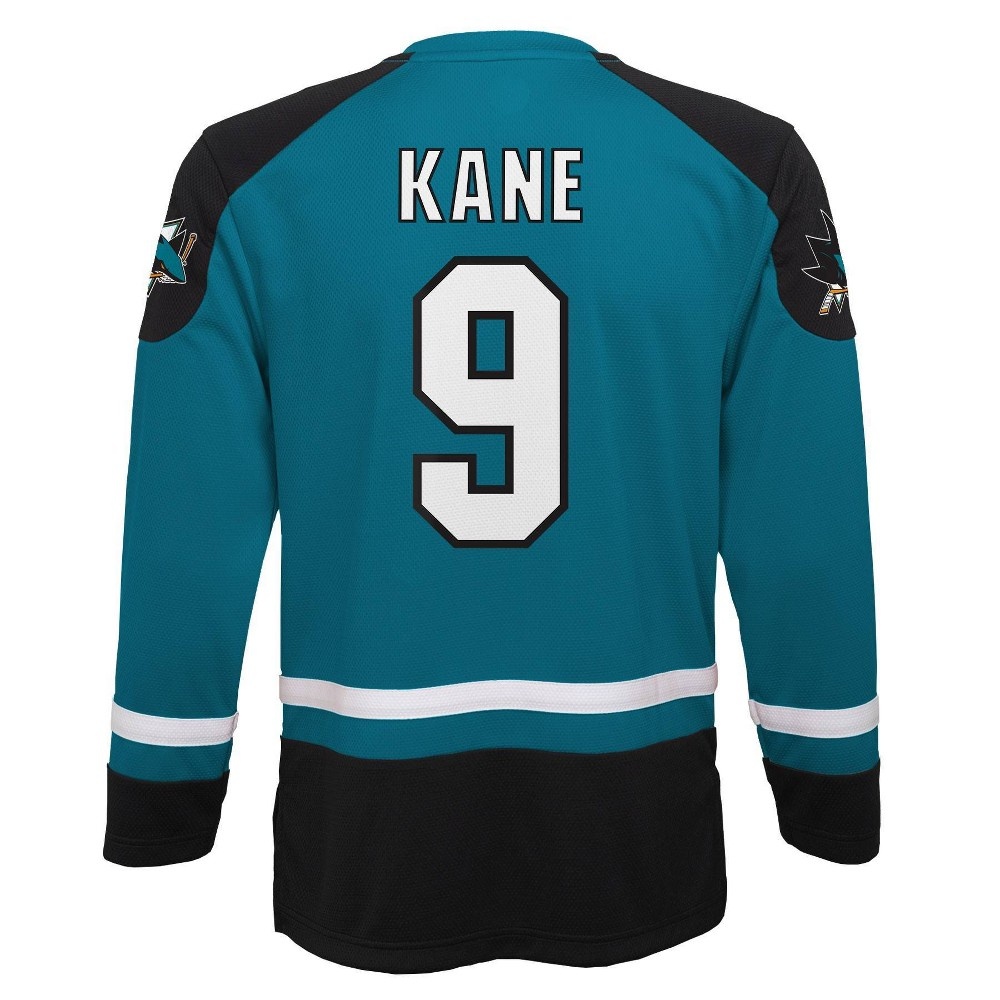 slide 3 of 3, NHL San Jose Sharks Evander Kane Boys' Jersey - XL, 1 ct