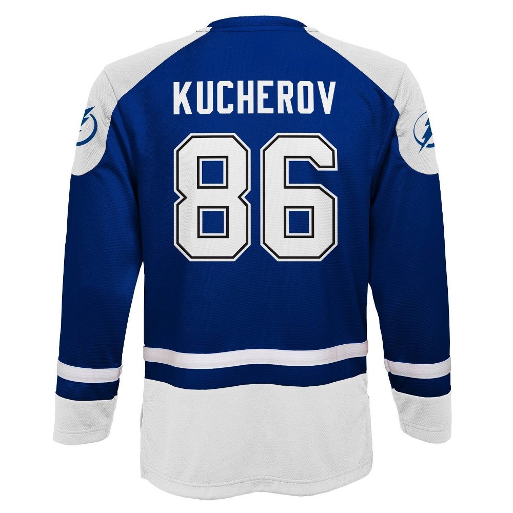 slide 3 of 3, NHL Tampa Bay Lightning Nikita Kucherov Boys&#39; Jersey - XL, 1 ct