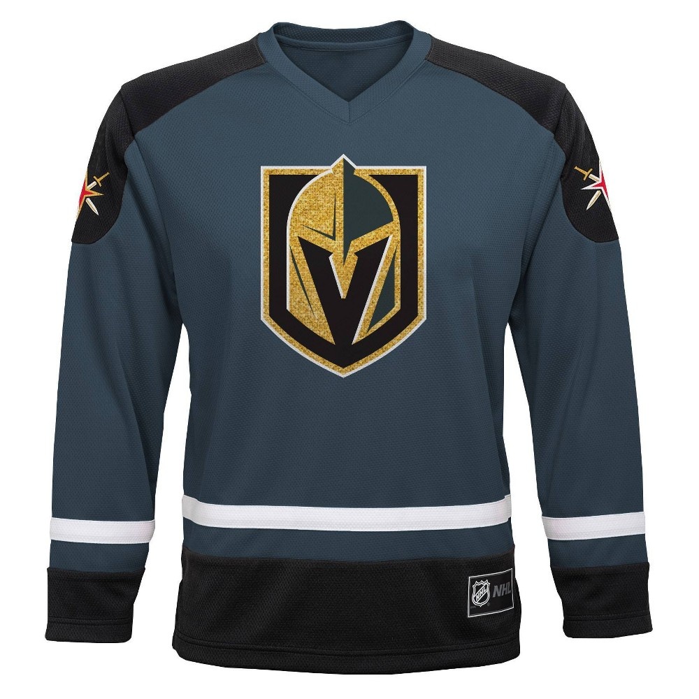 slide 2 of 3, NHL Vegas Golden Knights Marc-Andre Fleury Boys' Jersey - XL, 1 ct