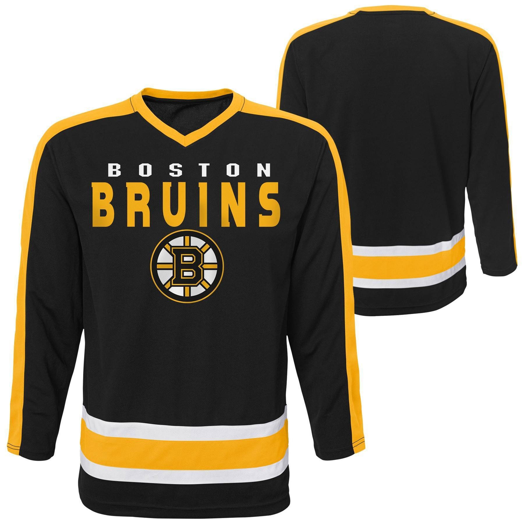 slide 1 of 3, NHL Boston Bruins Boys' Jersey - XL, 1 ct