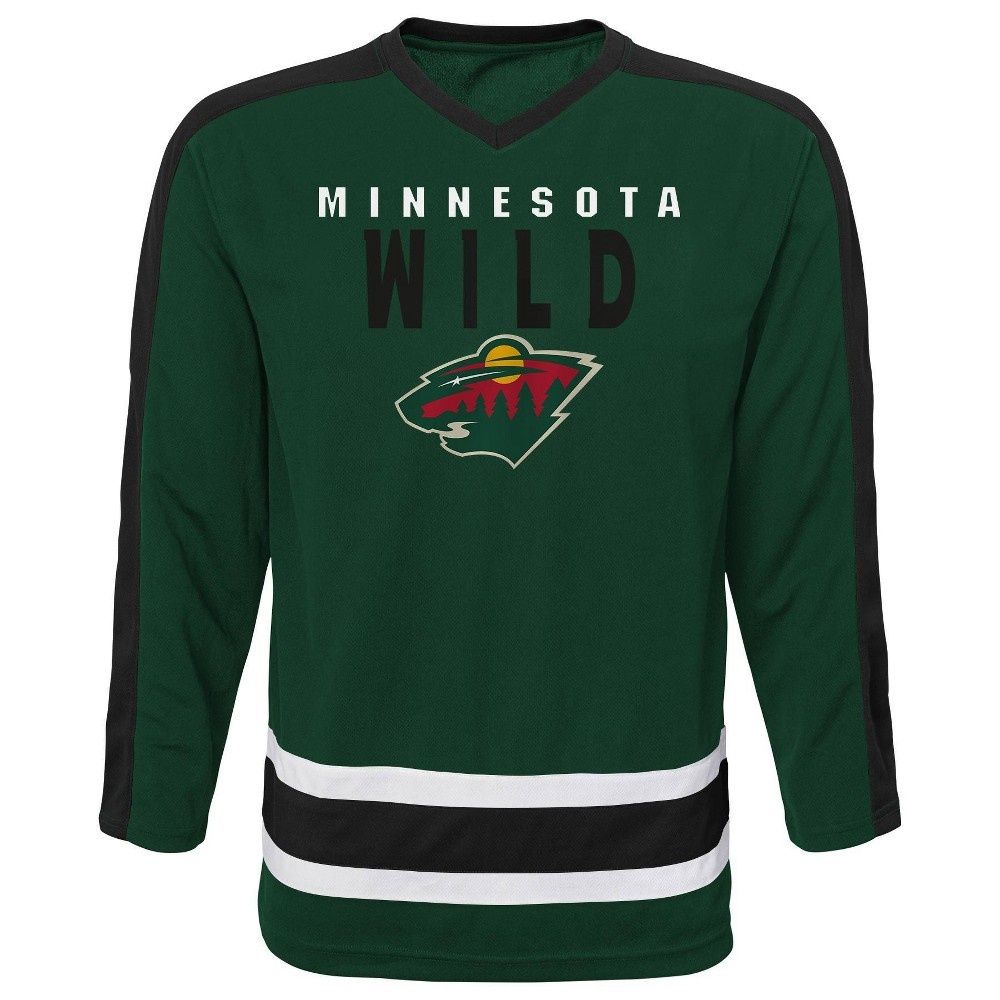 slide 2 of 3, NHL Minnesota Wild Boys' Jersey - XL, 1 ct