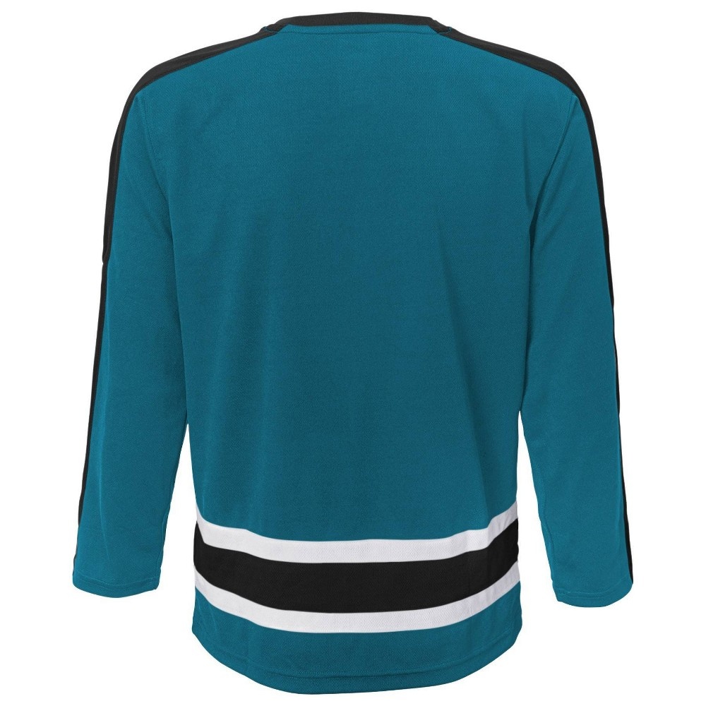 slide 3 of 3, NHL San Jose Sharks Boys' Jersey - XL, 1 ct