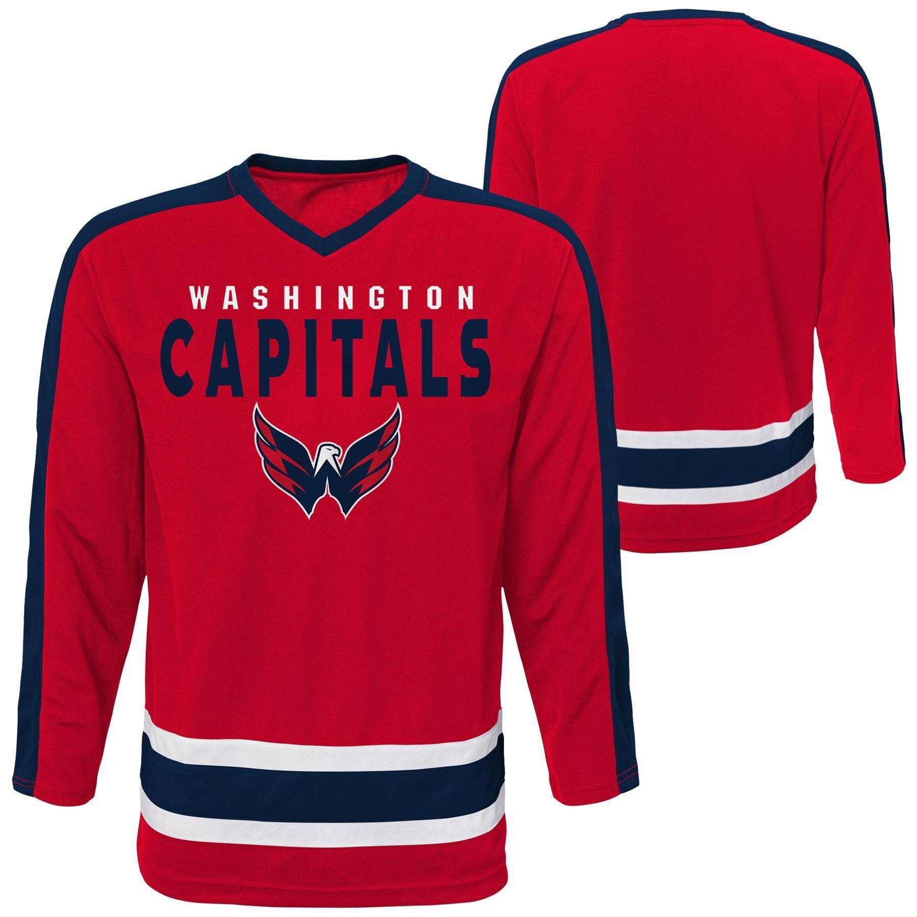 slide 1 of 3, NHL Washington Capitals Boys' Jersey - XL, 1 ct