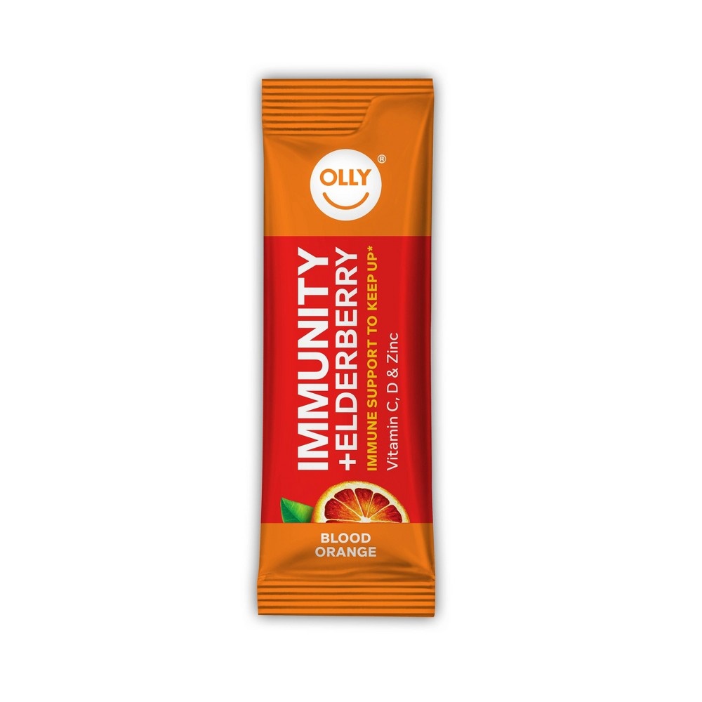 slide 6 of 6, OLLY Immunity + Elderberry Supplement - Blood Orange - 10ct, 10 ct