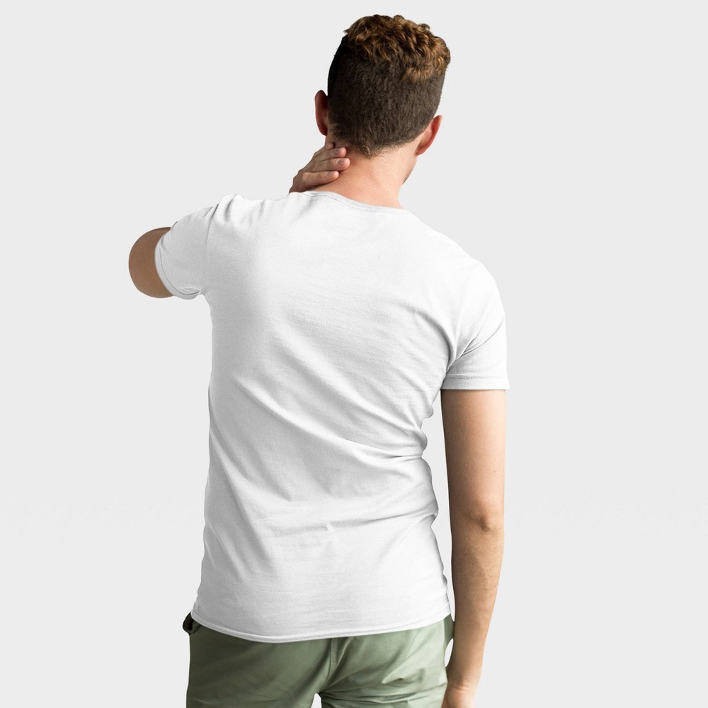 slide 3 of 3, Men's Taco Bell Short Sleeve Graphic Crewneck T-Shirt - White M, 1 ct