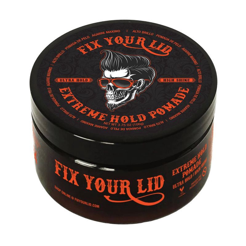 slide 2 of 7, Fix Your Lid Extreme Hold Pomade 3.75oz, 3.75 oz