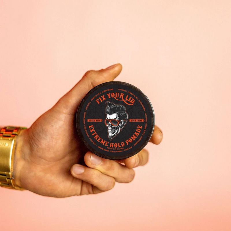 slide 4 of 7, Fix Your Lid Extreme Hold Pomade 3.75oz, 3.75 oz