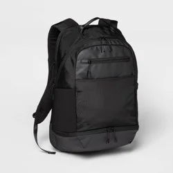 19" Backpack Black - All In Motion™: Lightweight Polyester, Adjustable Straps