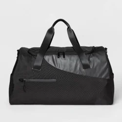 21.5" Duffel Bag Black L - All In Motion™: Water-Resistant, Lightweight Carry On