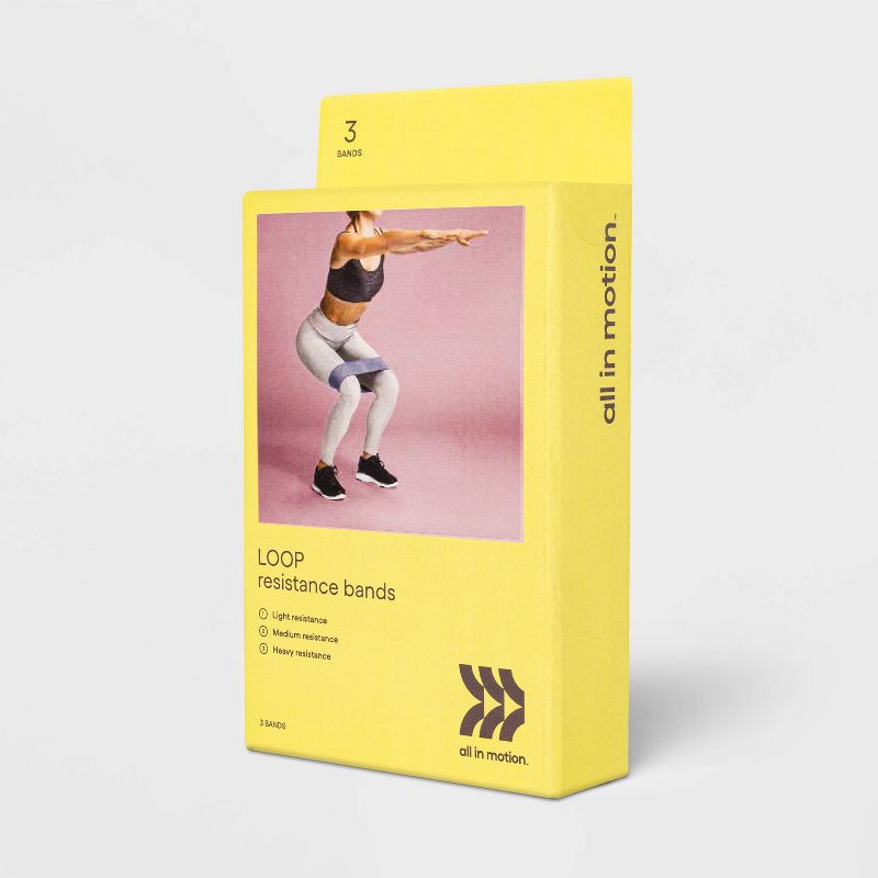 slide 2 of 3, Loop Band Kit Blue - All In Motion™: Latex Resistance Bands for Legs & Arms, 1 ct