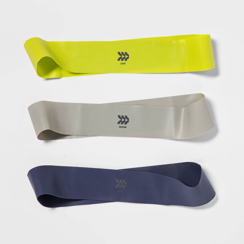 slide 3 of 3, Loop Band Kit Blue - All In Motion™: Latex Resistance Bands for Legs & Arms, 1 ct